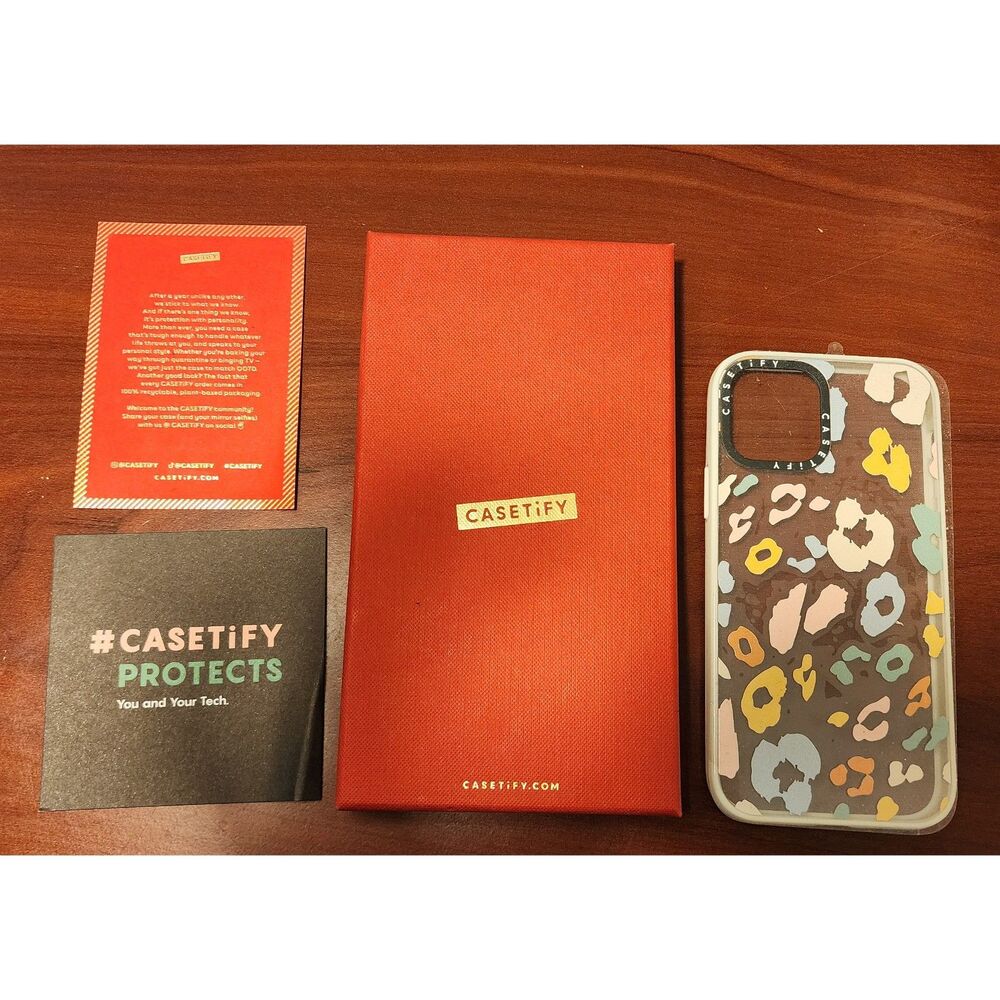 CASETiFY iPhone 13 Pro Case – Clear Floral Leopard Print
